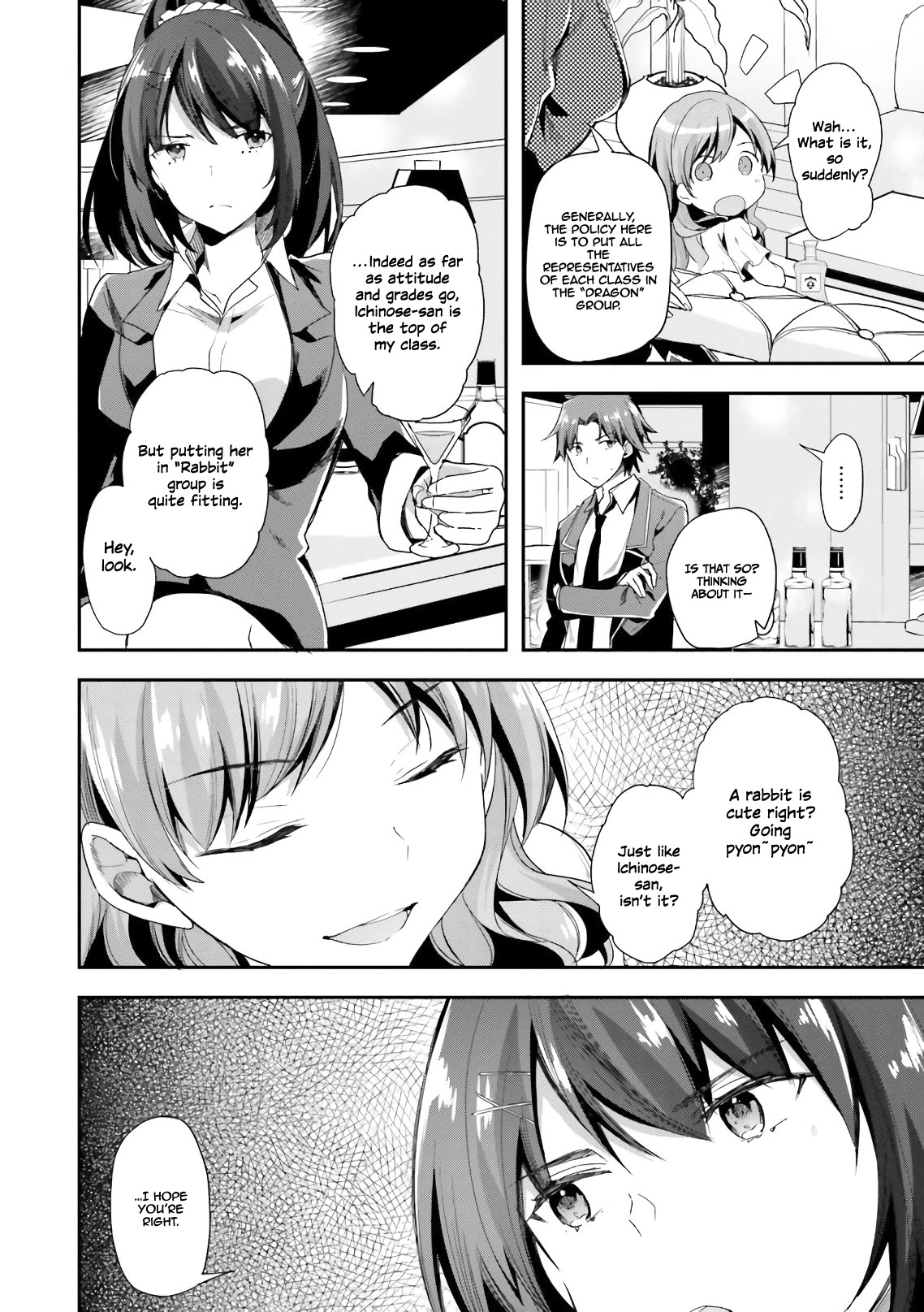 Youkoso Jitsuryoku Shijou Shugi no Kyoushitsu e Chapter 34 page 10 - Chapter 34: Room 34