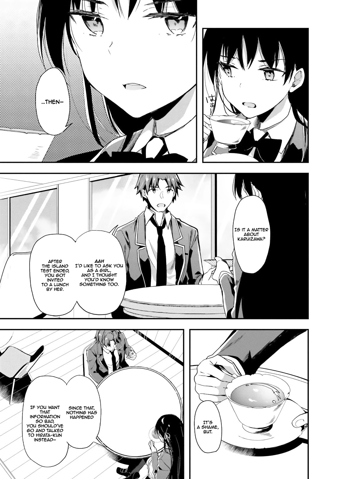 Youkoso Jitsuryoku Shijou Shugi no Kyoushitsu e Chapter 34 page 17 - Chapter 34: Room 34