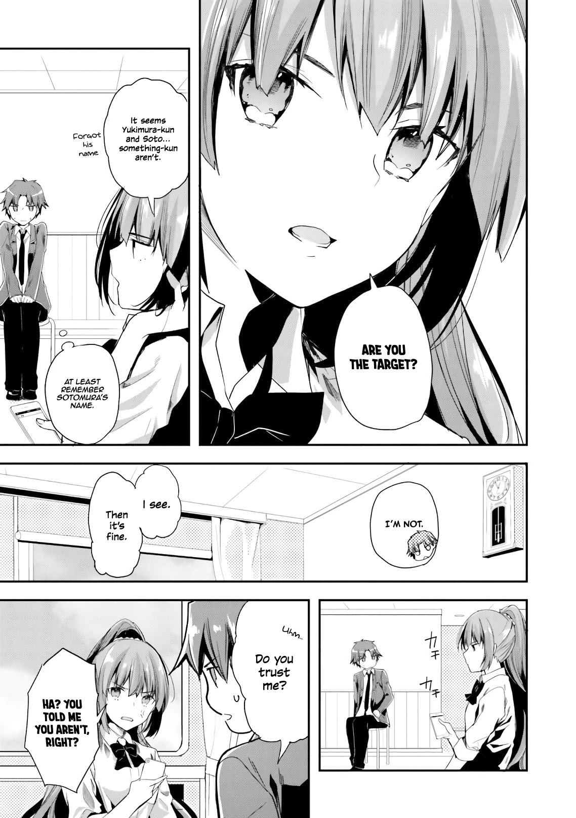 Youkoso Jitsuryoku Shijou Shugi no Kyoushitsu e Chapter 35 page 15 - Chapter 35: Room 35