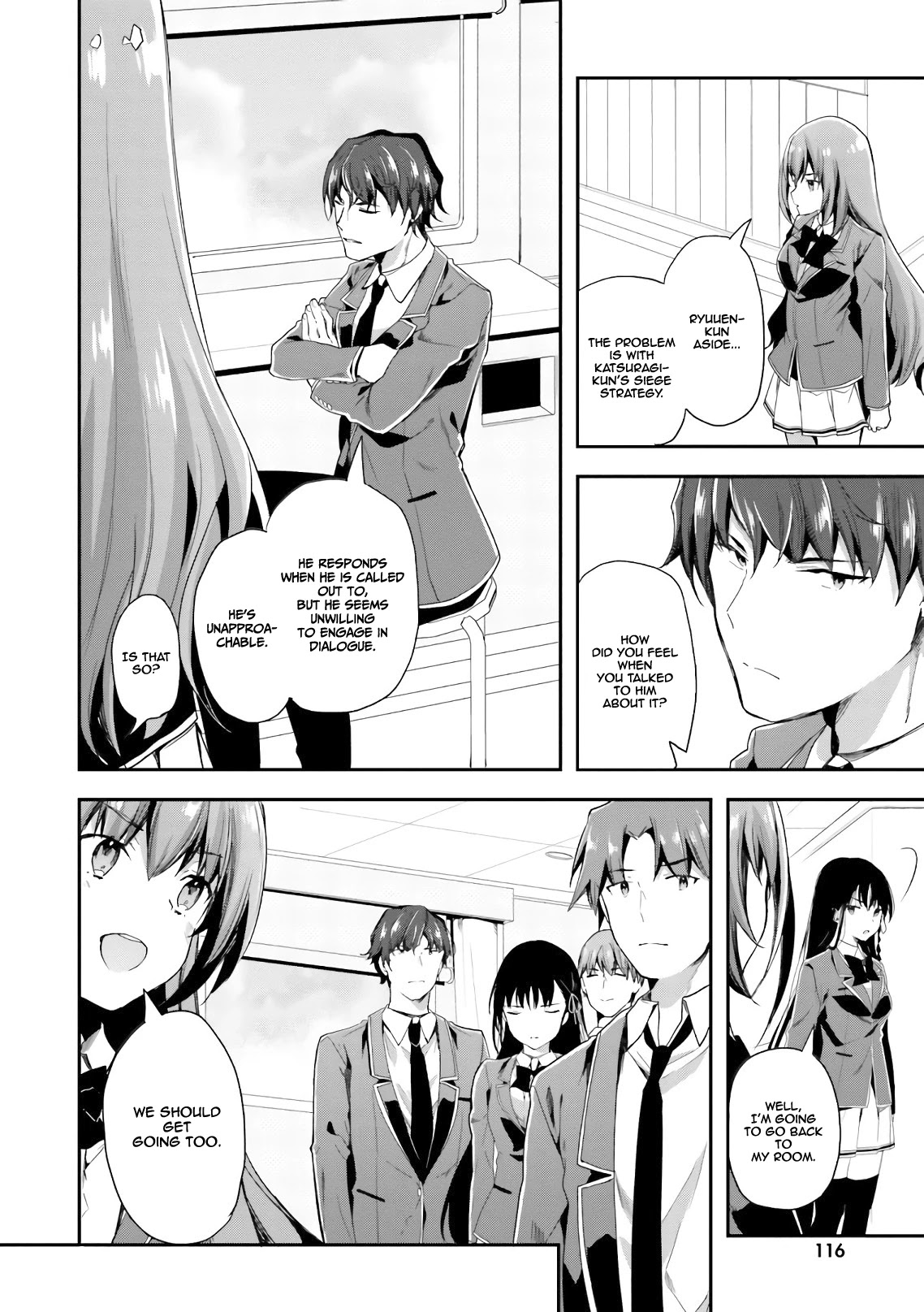 Youkoso Jitsuryoku Shijou Shugi no Kyoushitsu e Chapter 37 page 11 - Chapter 37: Room 37