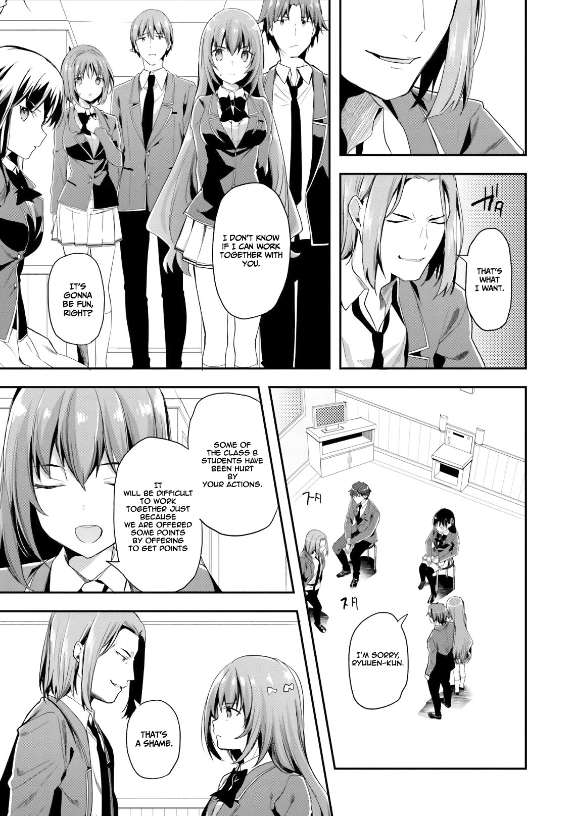 Youkoso Jitsuryoku Shijou Shugi no Kyoushitsu e Chapter 37 page 8 - Chapter 37: Room 37