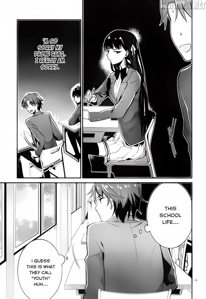 Youkoso Jitsuryoku Shijou Shugi no Kyoushitsu e Chapter 4 page 15 - Chapter 4: Room 4