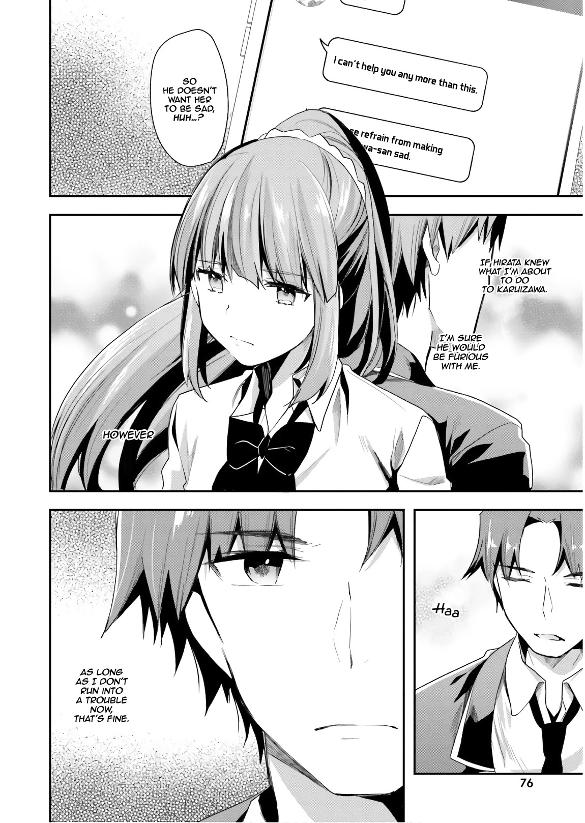 Youkoso Jitsuryoku Shijou Shugi no Kyoushitsu e Chapter 42 page 13 - Chapter 42: Room 42