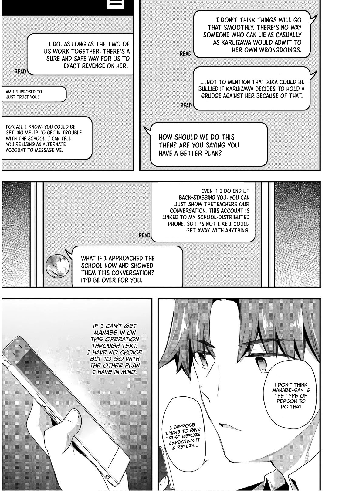 Youkoso Jitsuryoku Shijou Shugi no Kyoushitsu e Chapter 43 page 6 - Chapter 43