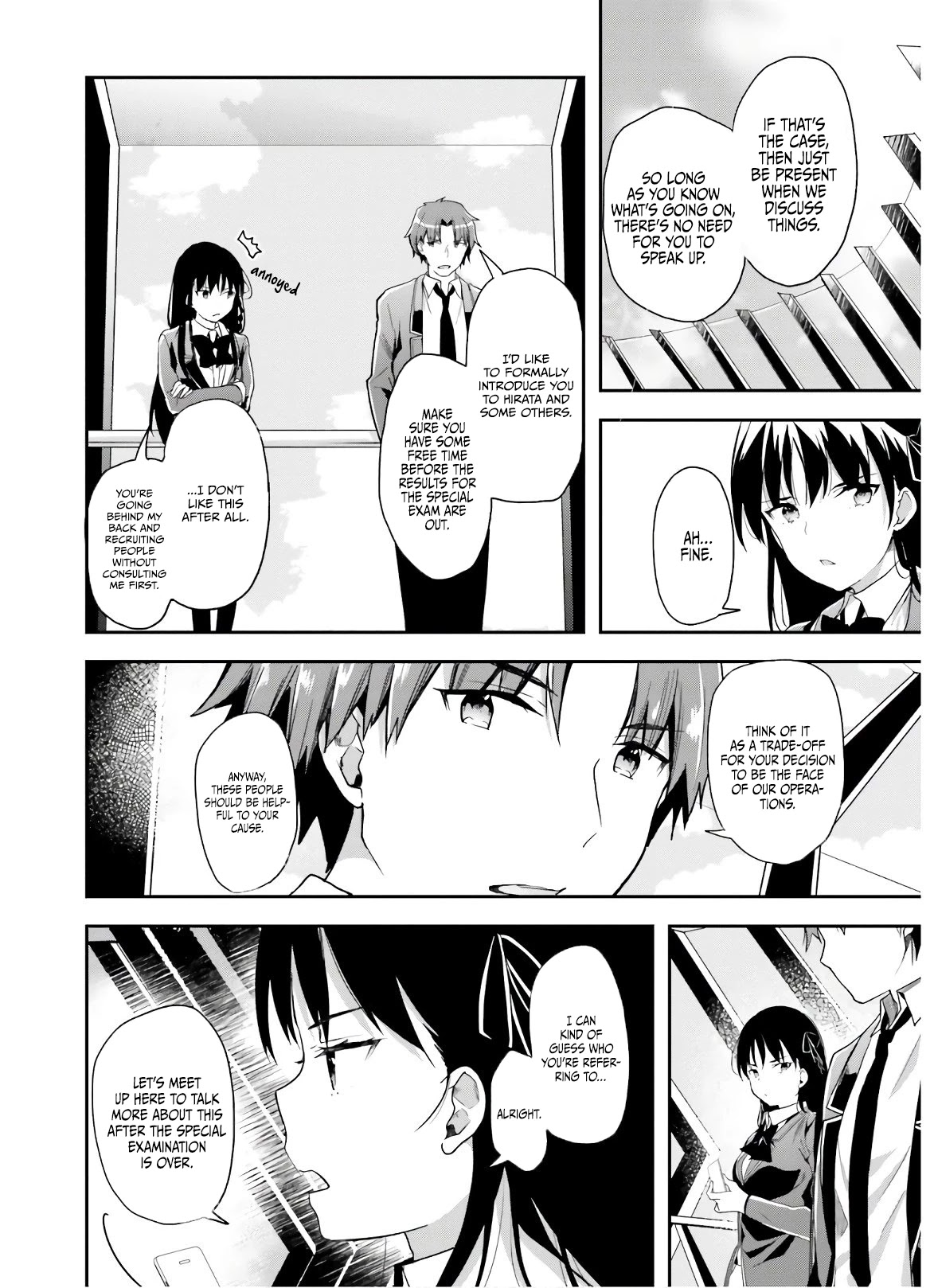 Youkoso Jitsuryoku Shijou Shugi no Kyoushitsu e Chapter 46 page 10 - Chapter 46
