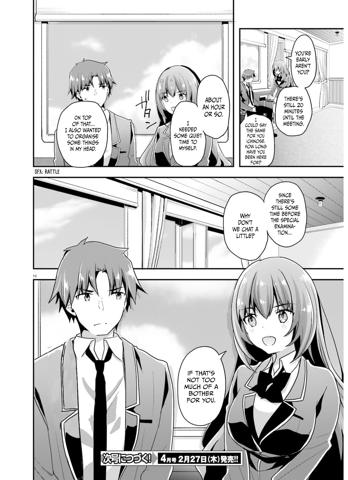 Youkoso Jitsuryoku Shijou Shugi no Kyoushitsu e Chapter 46 page 18 - Chapter 46