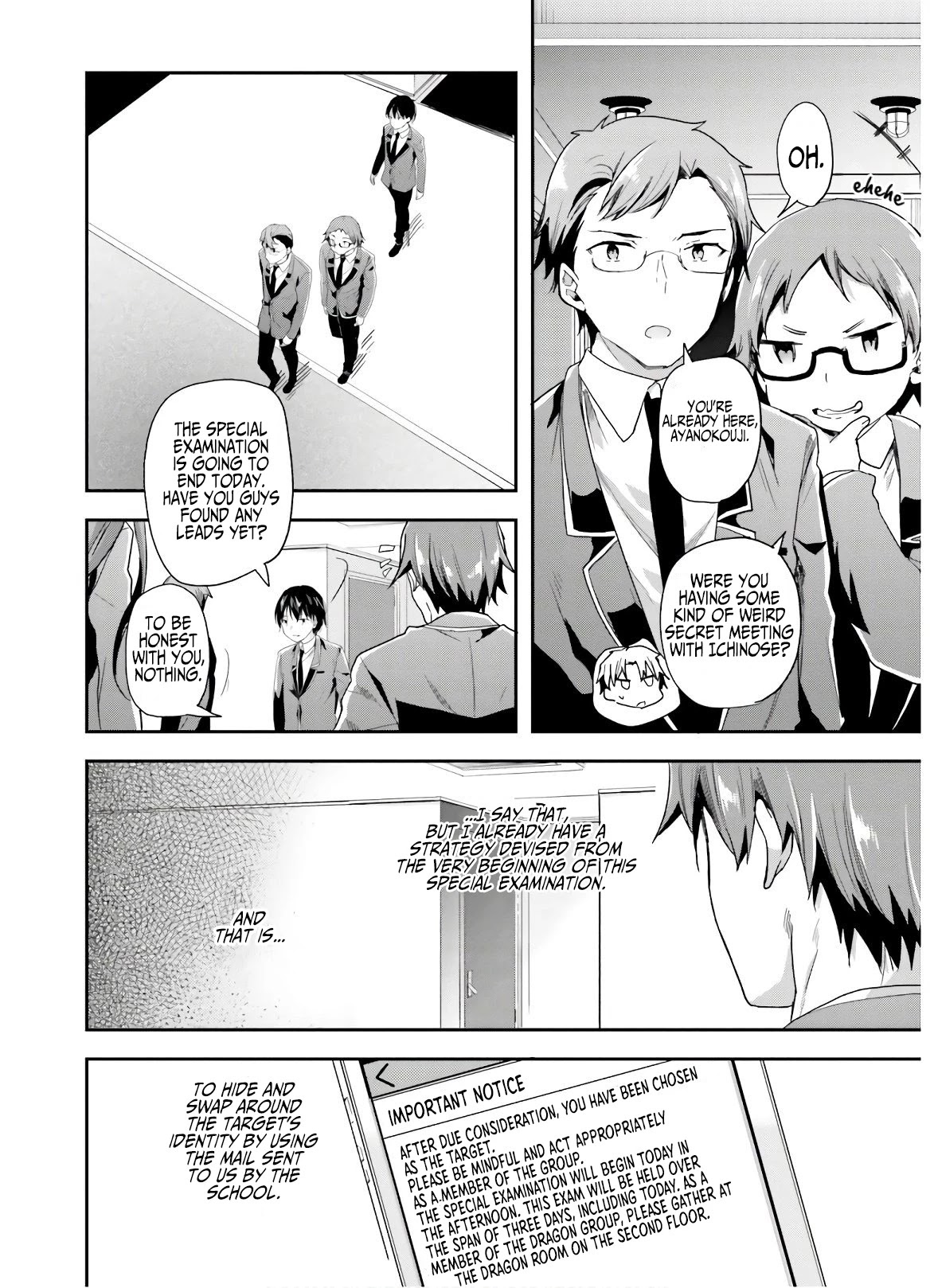 Youkoso Jitsuryoku Shijou Shugi no Kyoushitsu e Chapter 47 page 10 - Chapter 47