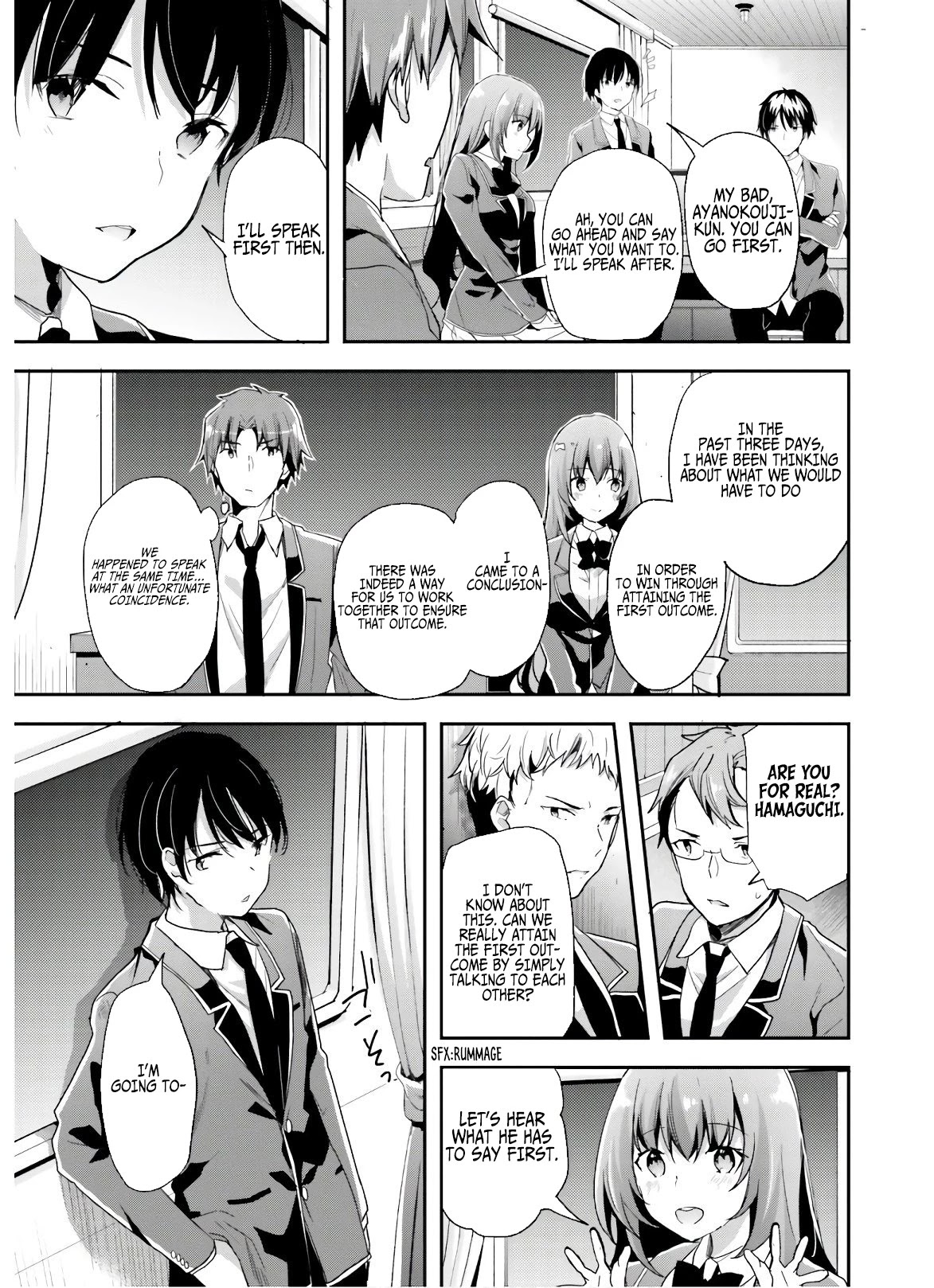 Youkoso Jitsuryoku Shijou Shugi no Kyoushitsu e Chapter 47 page 12 - Chapter 47
