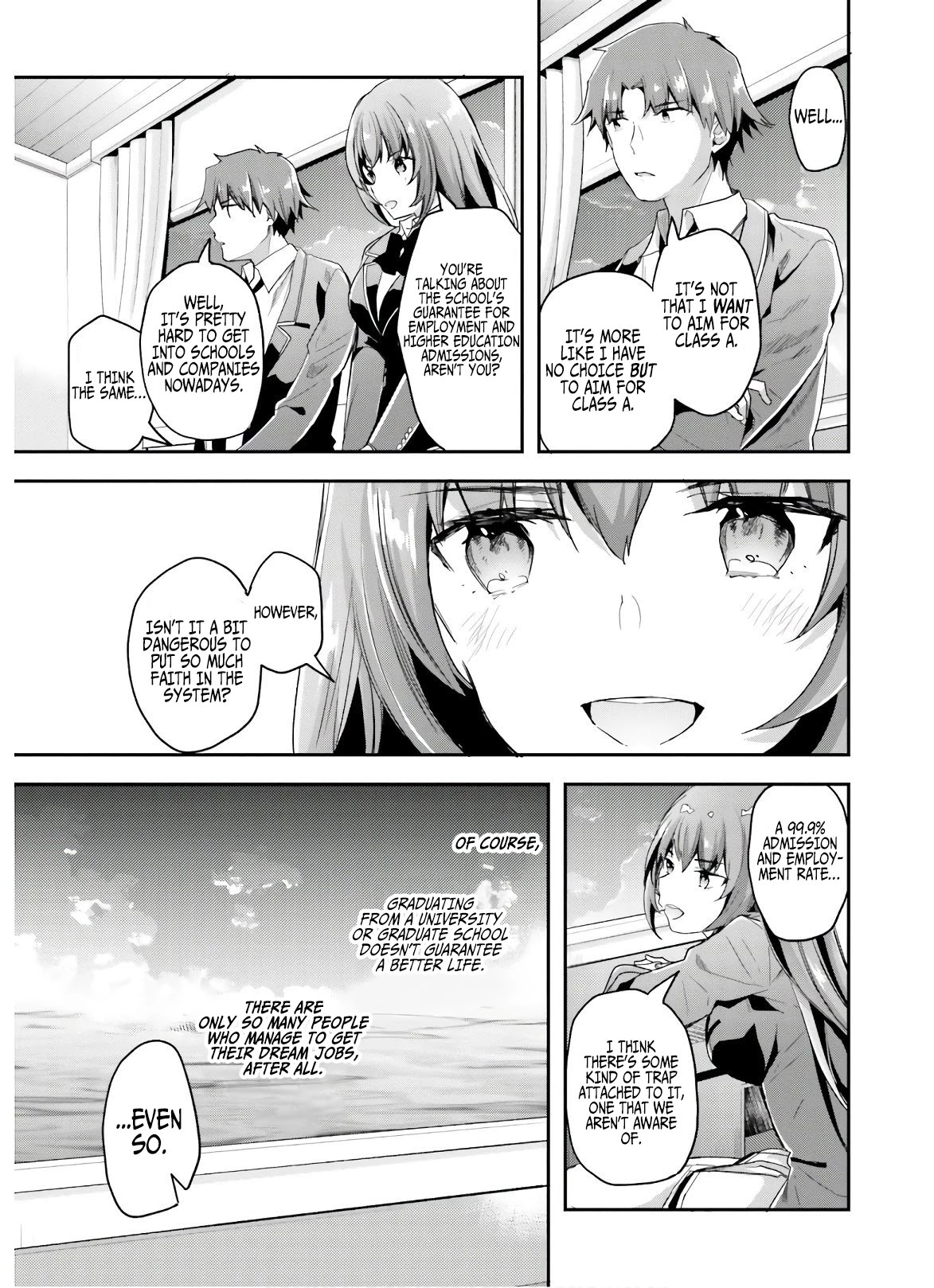 Youkoso Jitsuryoku Shijou Shugi no Kyoushitsu e Chapter 47 page 3 - Chapter 47