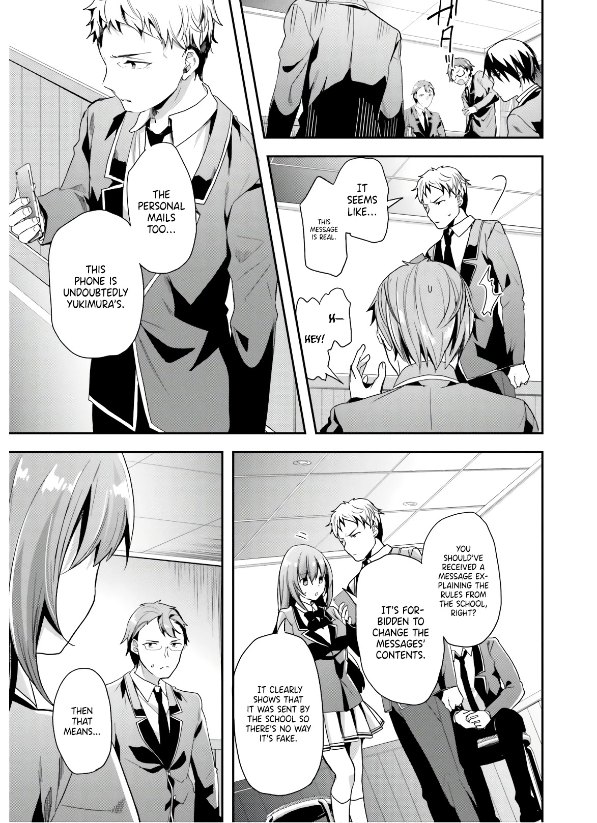Youkoso Jitsuryoku Shijou Shugi no Kyoushitsu e Chapter 48 page 12 - Chapter 48