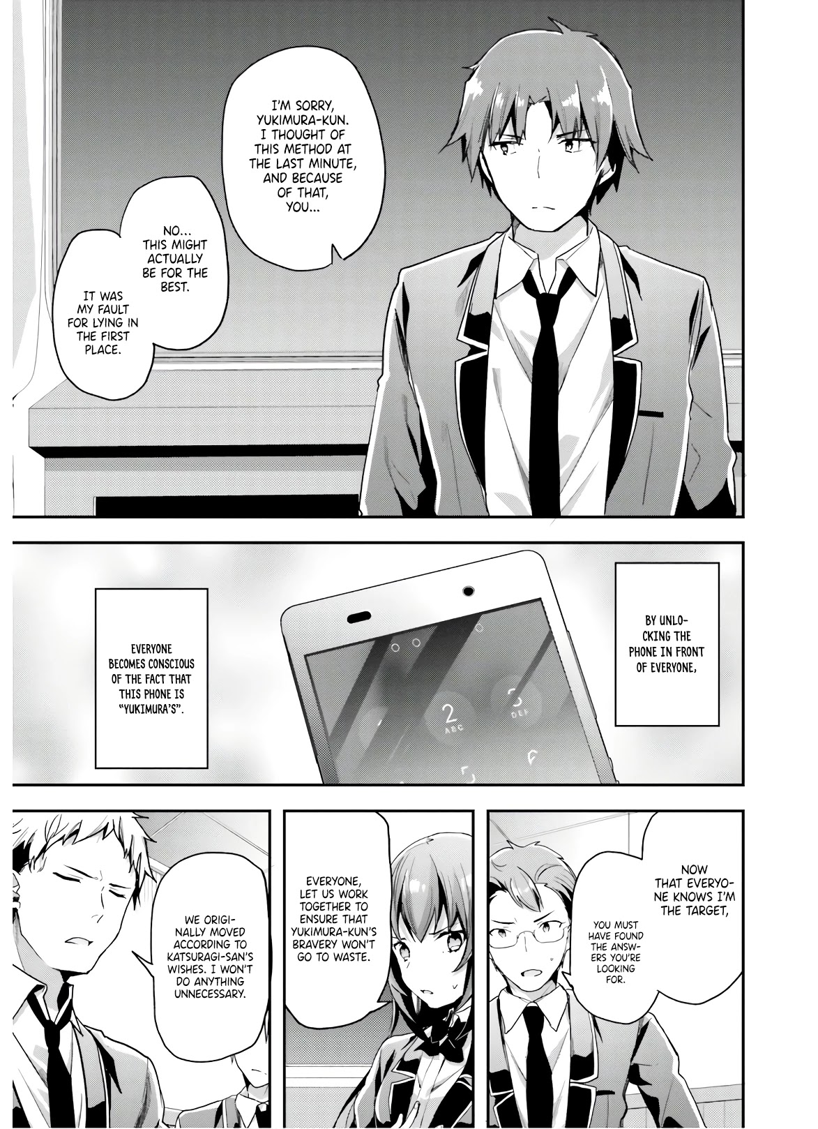 Youkoso Jitsuryoku Shijou Shugi no Kyoushitsu e Chapter 48 page 14 - Chapter 48