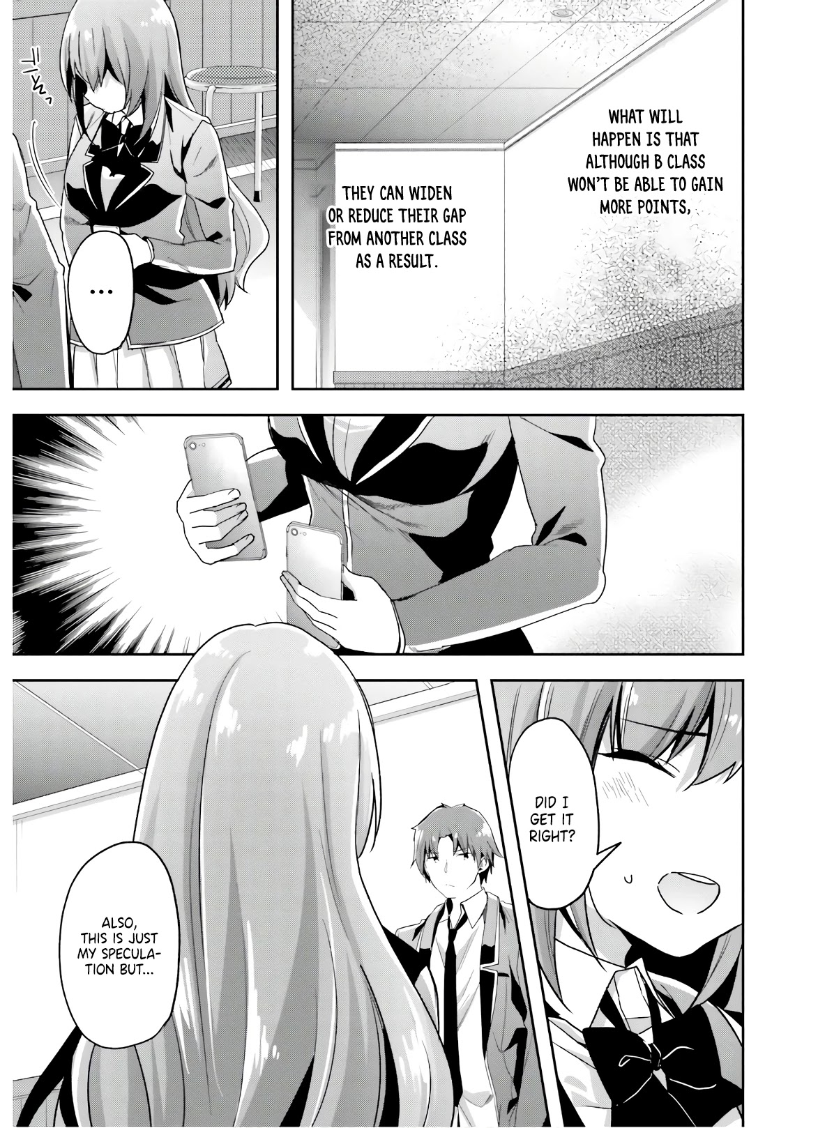 Youkoso Jitsuryoku Shijou Shugi no Kyoushitsu e Chapter 48 page 18 - Chapter 48