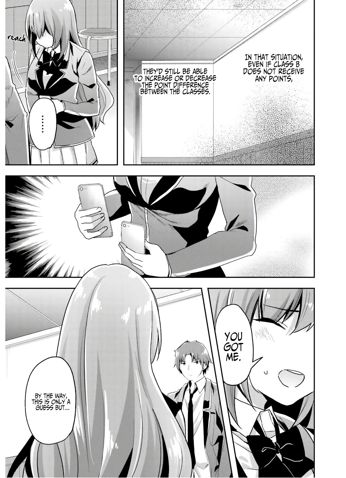 Youkoso Jitsuryoku Shijou Shugi no Kyoushitsu e Chapter 49 page 18 - Chapter 49