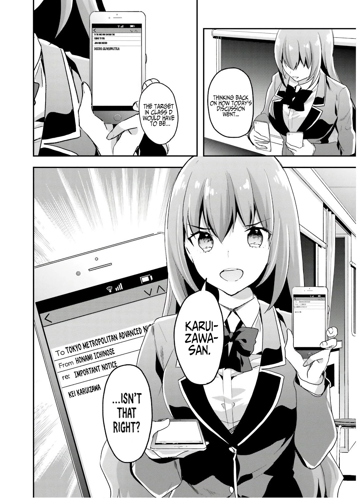 Youkoso Jitsuryoku Shijou Shugi no Kyoushitsu e Chapter 49 page 19 - Chapter 49