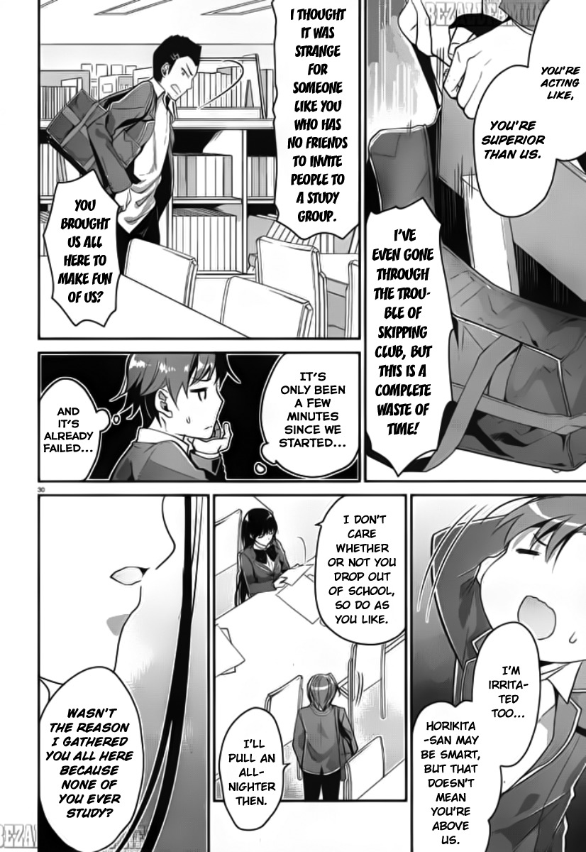 Youkoso Jitsuryoku Shijou Shugi no Kyoushitsu e Chapter 5 page 31 - Chapter 5: Room 5