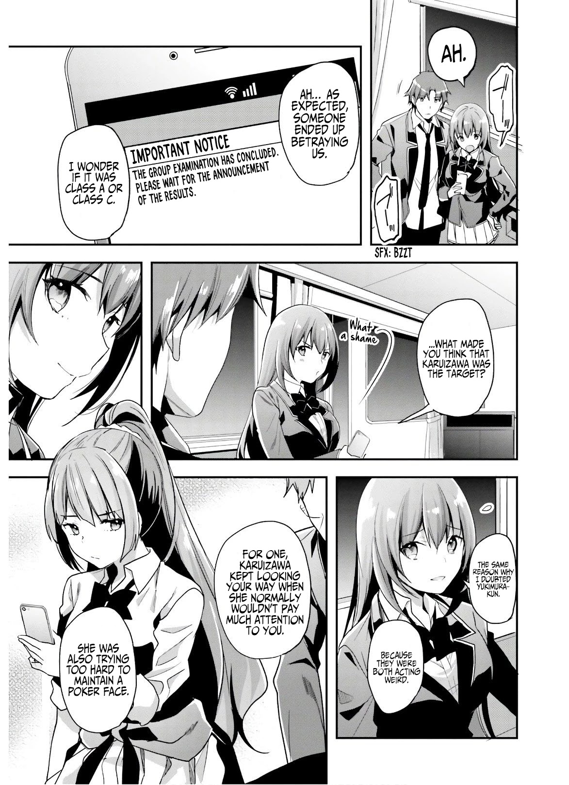 Youkoso Jitsuryoku Shijou Shugi no Kyoushitsu e Chapter 50 page 4 - Chapter 50