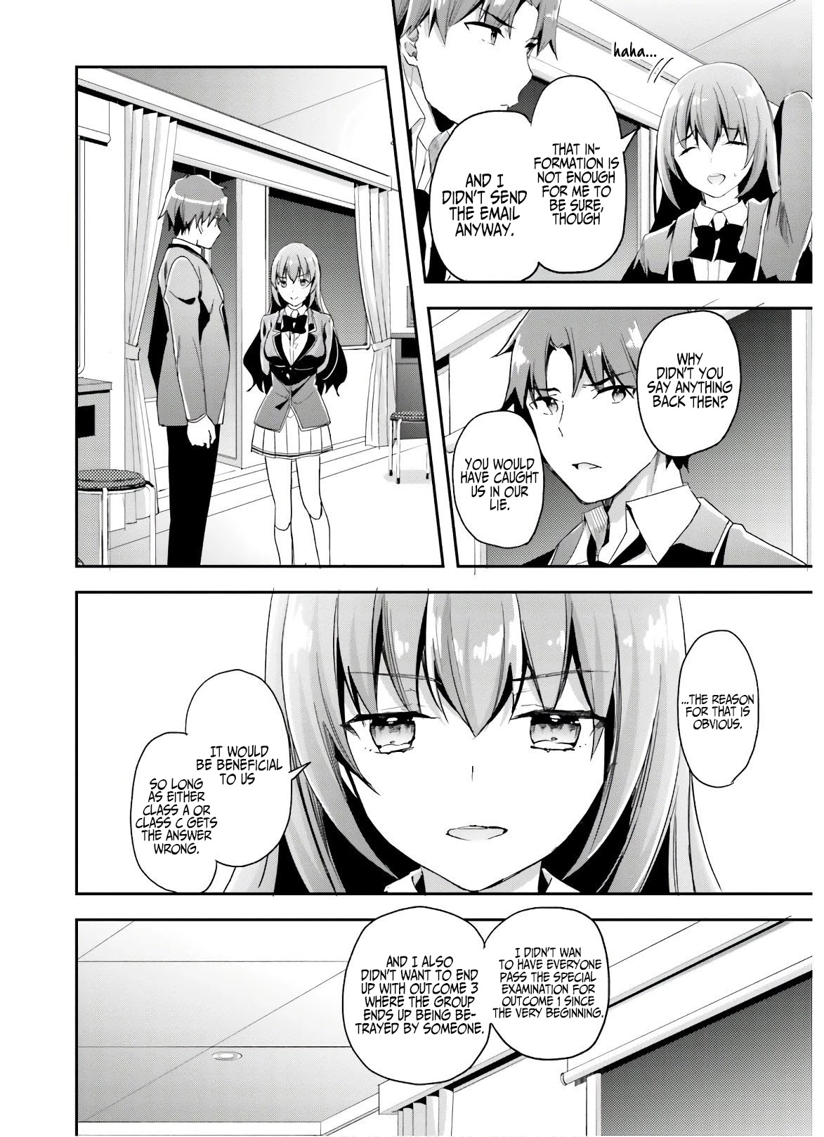 Youkoso Jitsuryoku Shijou Shugi no Kyoushitsu e Chapter 50 page 5 - Chapter 50