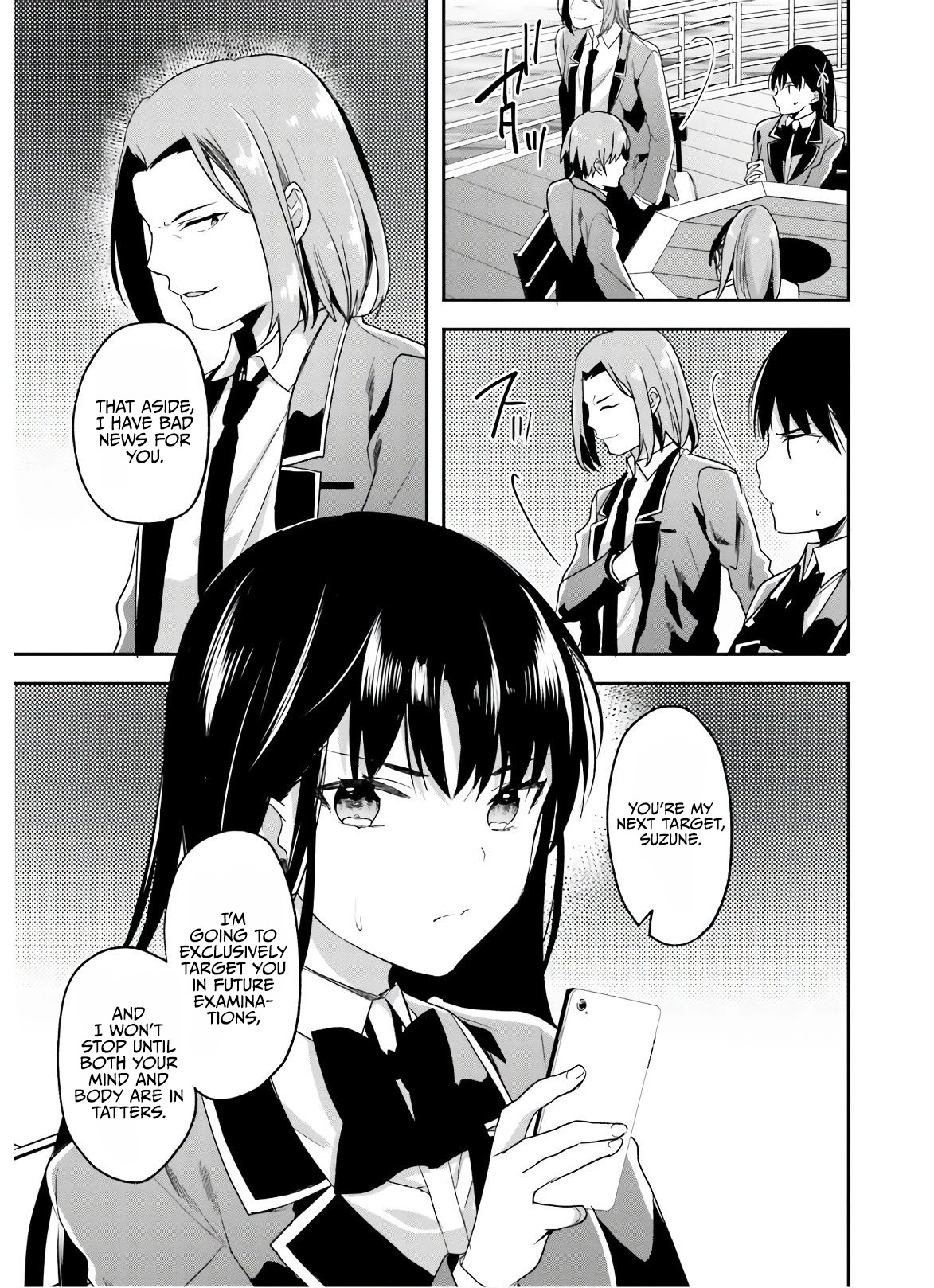 Youkoso Jitsuryoku Shijou Shugi no Kyoushitsu e Chapter 51 page 10 - Chapter 51