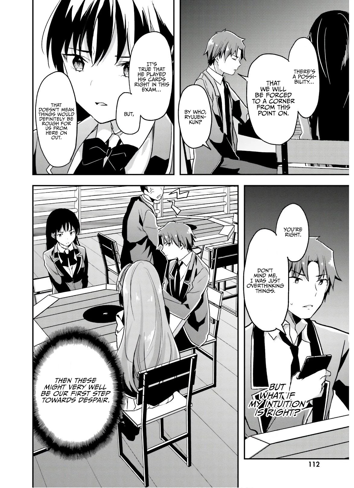 Youkoso Jitsuryoku Shijou Shugi no Kyoushitsu e Chapter 51 page 13 - Chapter 51