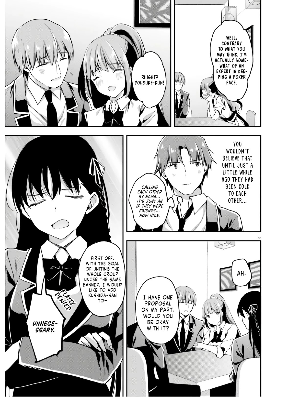 Youkoso Jitsuryoku Shijou Shugi no Kyoushitsu e Chapter 56 page 6 - Chapter 56: Room 56