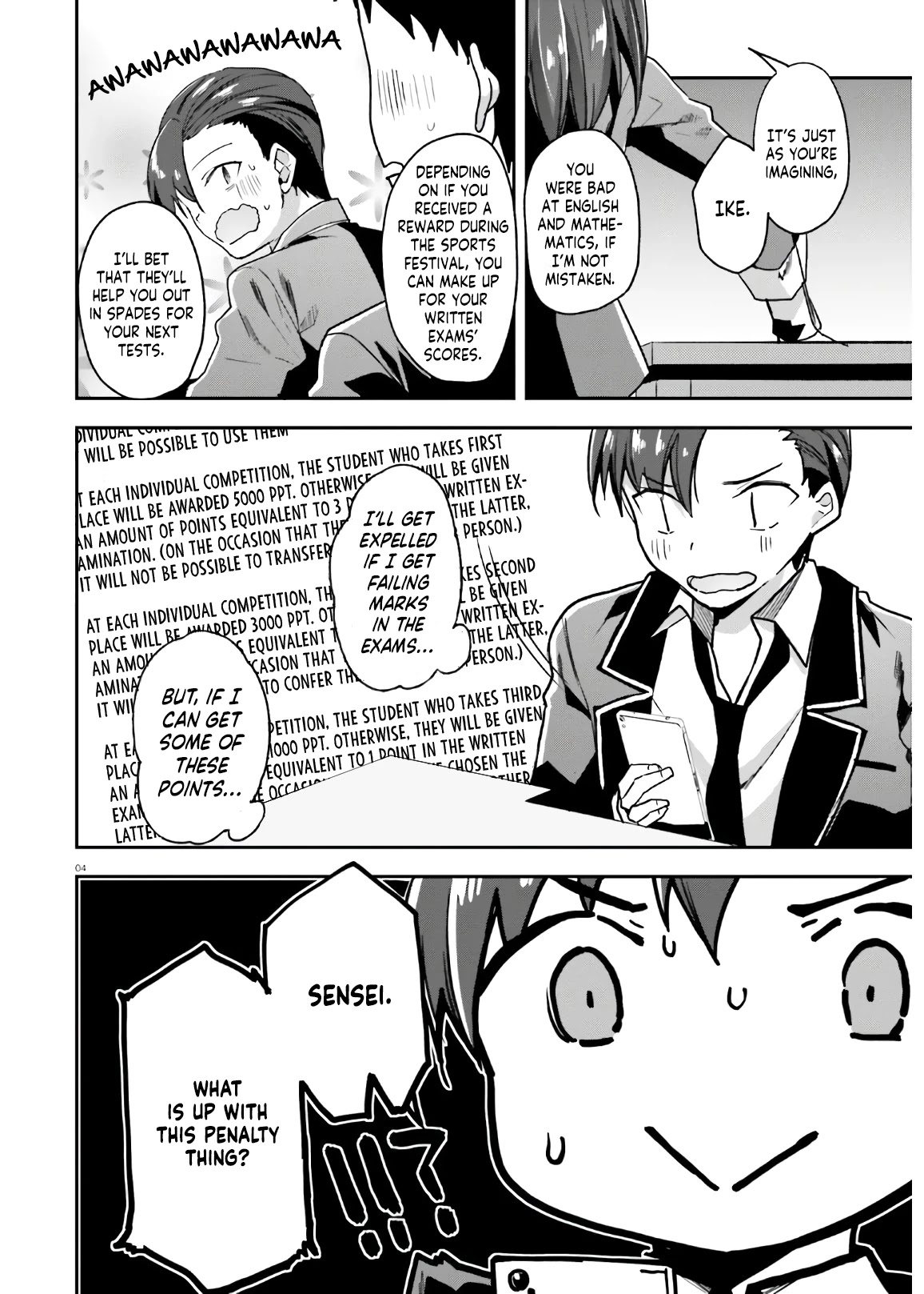 Youkoso Jitsuryoku Shijou Shugi no Kyoushitsu e Chapter 57 page 5 - Chapter 57: Room 57