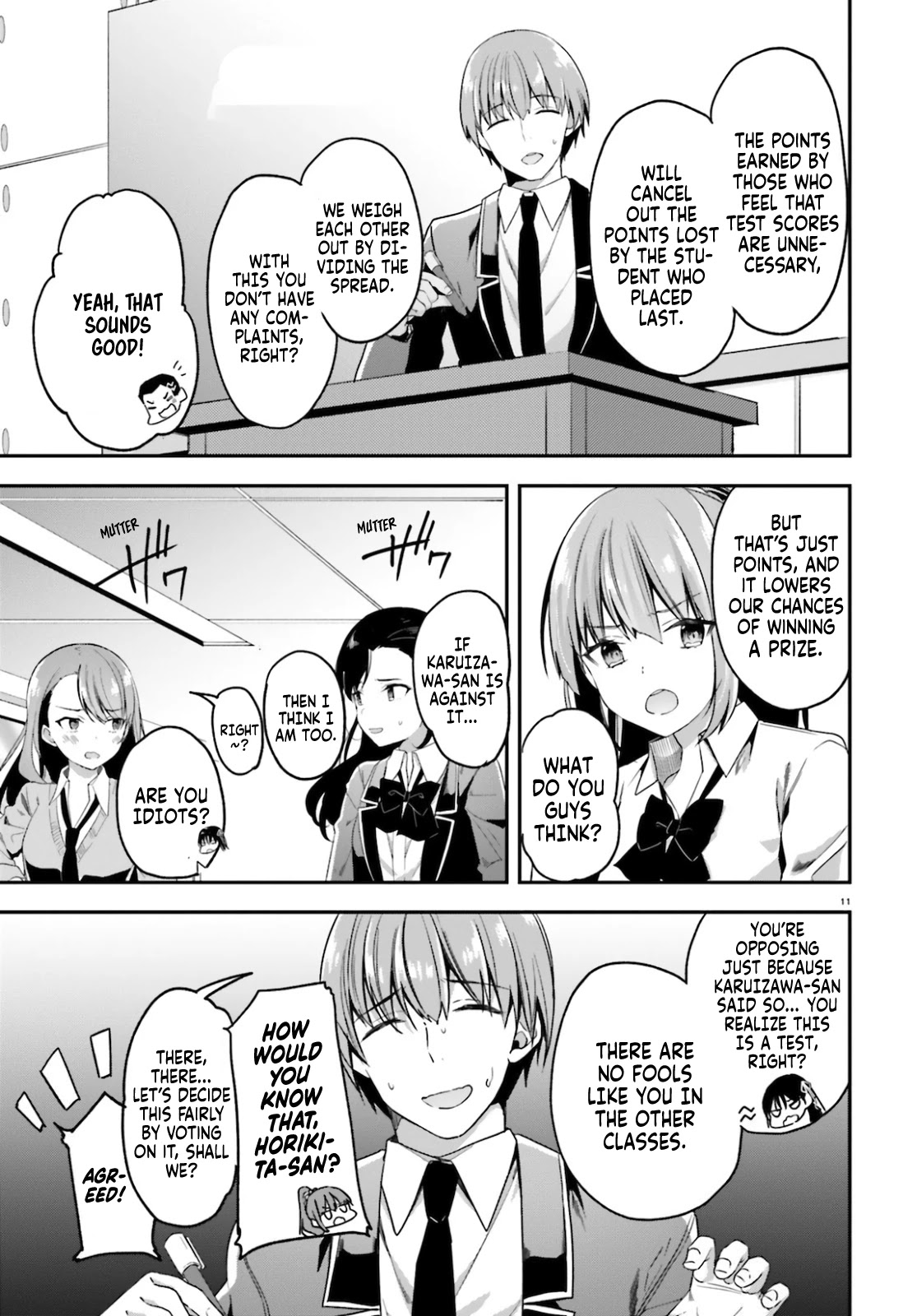 Youkoso Jitsuryoku Shijou Shugi no Kyoushitsu e Chapter 58 page 12 - Chapter 58: Room 58