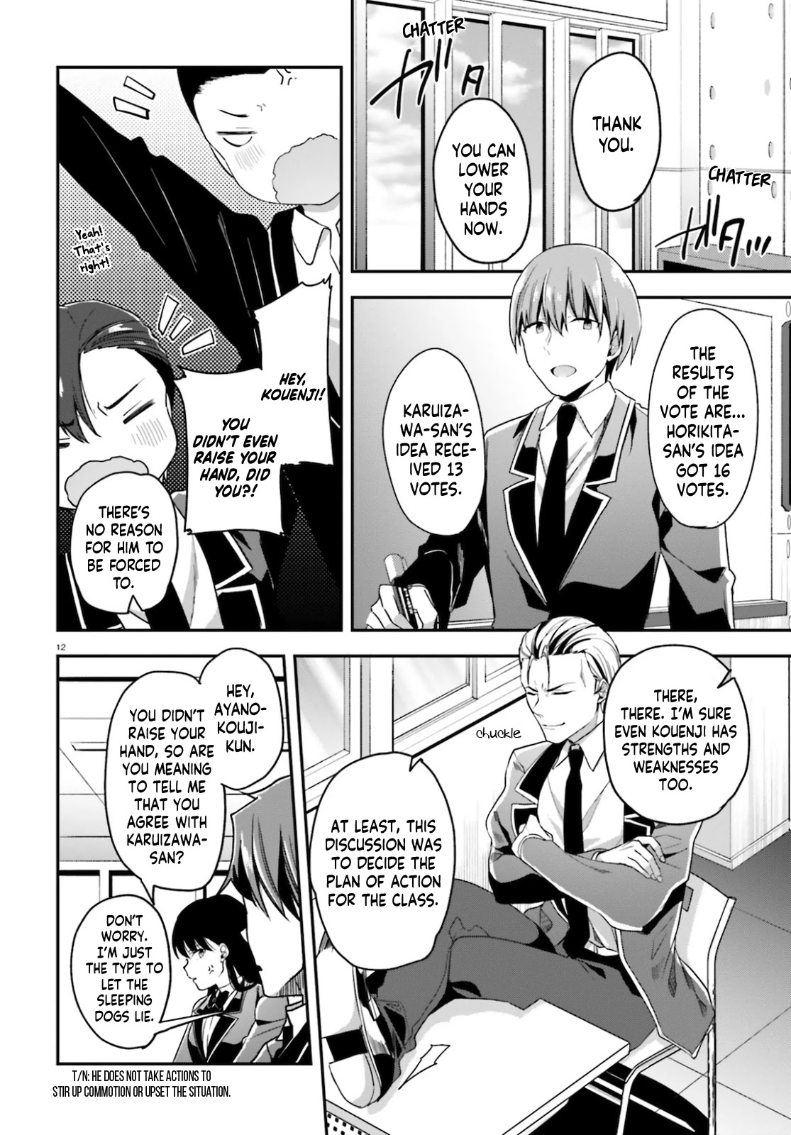 Youkoso Jitsuryoku Shijou Shugi no Kyoushitsu e Chapter 58 page 13 - Chapter 58: Room 58
