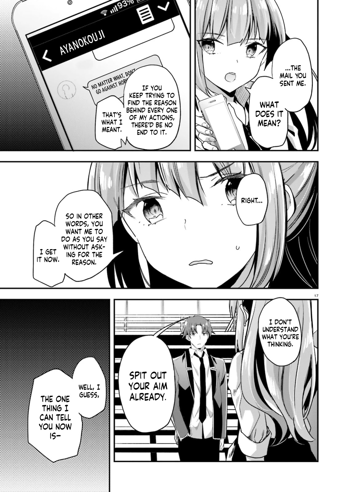 Youkoso Jitsuryoku Shijou Shugi no Kyoushitsu e Chapter 58 page 18 - Chapter 58: Room 58