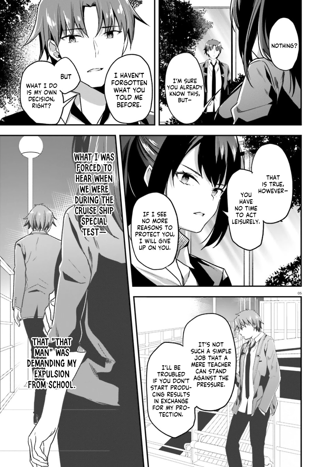 Youkoso Jitsuryoku Shijou Shugi no Kyoushitsu e Chapter 58 page 6 - Chapter 58: Room 58