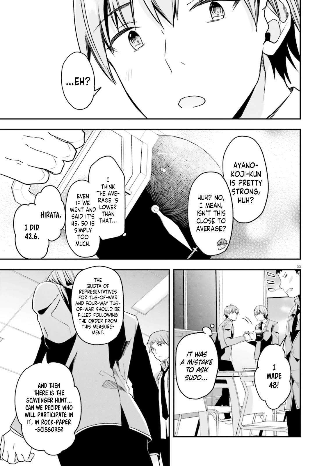 Youkoso Jitsuryoku Shijou Shugi no Kyoushitsu e Chapter 59 page 4 - Chapter 59: Room 59