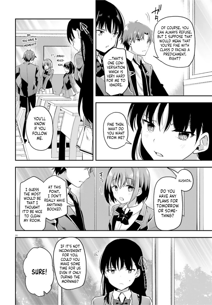 Youkoso Jitsuryoku Shijou Shugi no Kyoushitsu e Chapter 60 page 27 - Chapter 60: Room 60