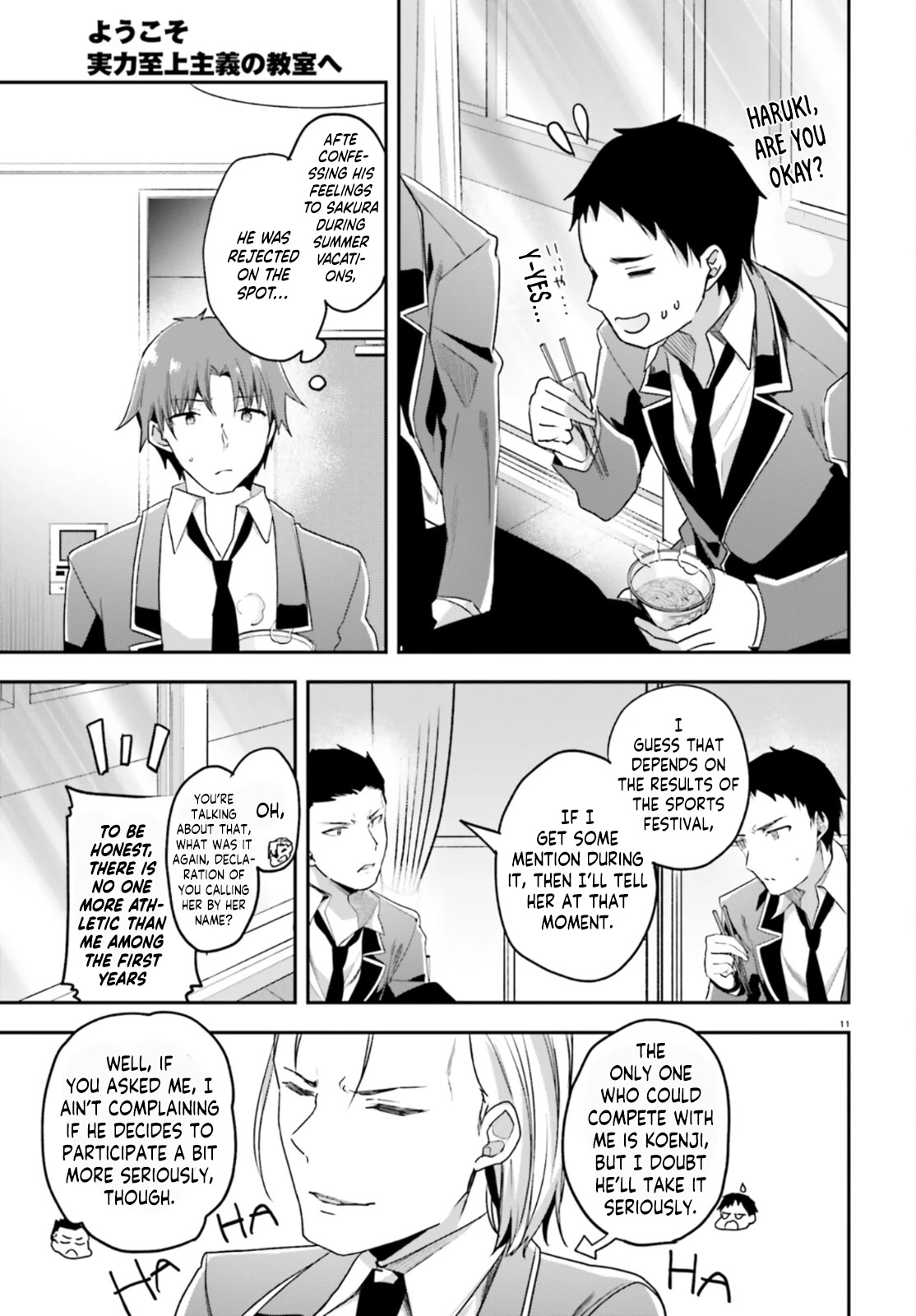 Youkoso Jitsuryoku Shijou Shugi no Kyoushitsu e Chapter 61 page 10 - Chapter 61: Room 61