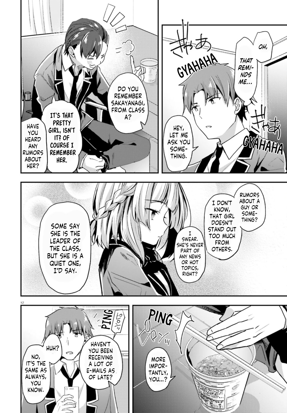 Youkoso Jitsuryoku Shijou Shugi no Kyoushitsu e Chapter 61 page 11 - Chapter 61: Room 61