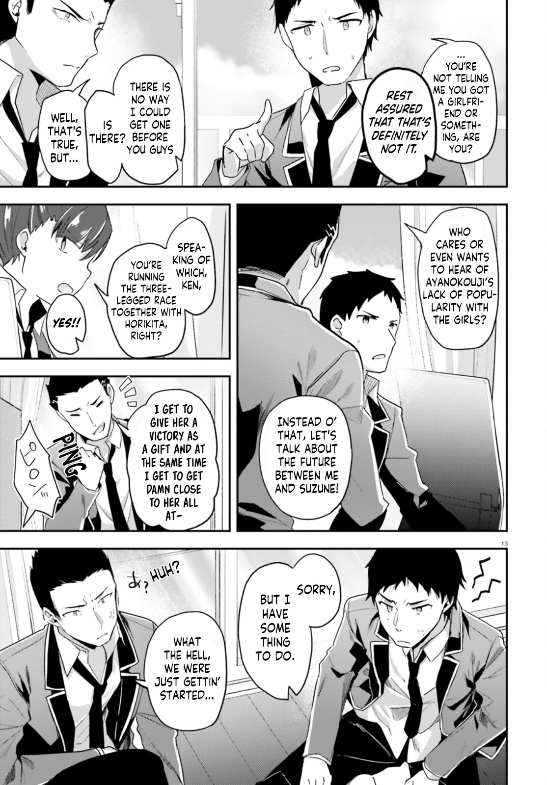 Youkoso Jitsuryoku Shijou Shugi no Kyoushitsu e Chapter 61 page 12 - Chapter 61: Room 61