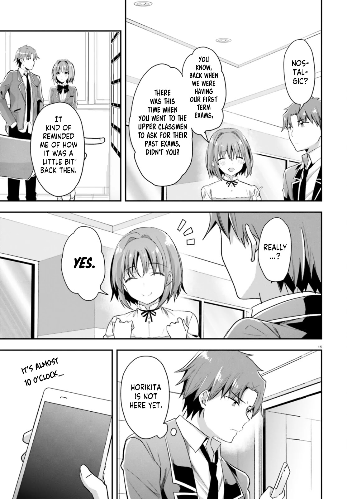 Youkoso Jitsuryoku Shijou Shugi no Kyoushitsu e Chapter 61 page 14 - Chapter 61: Room 61