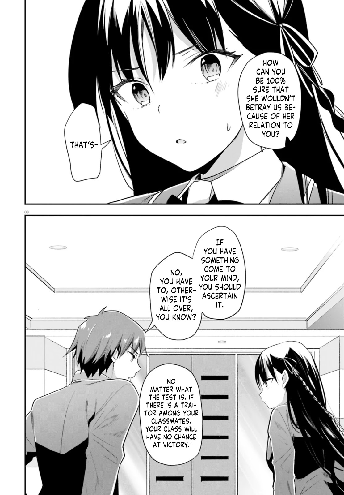 Youkoso Jitsuryoku Shijou Shugi no Kyoushitsu e Chapter 61 page 7 - Chapter 61: Room 61
