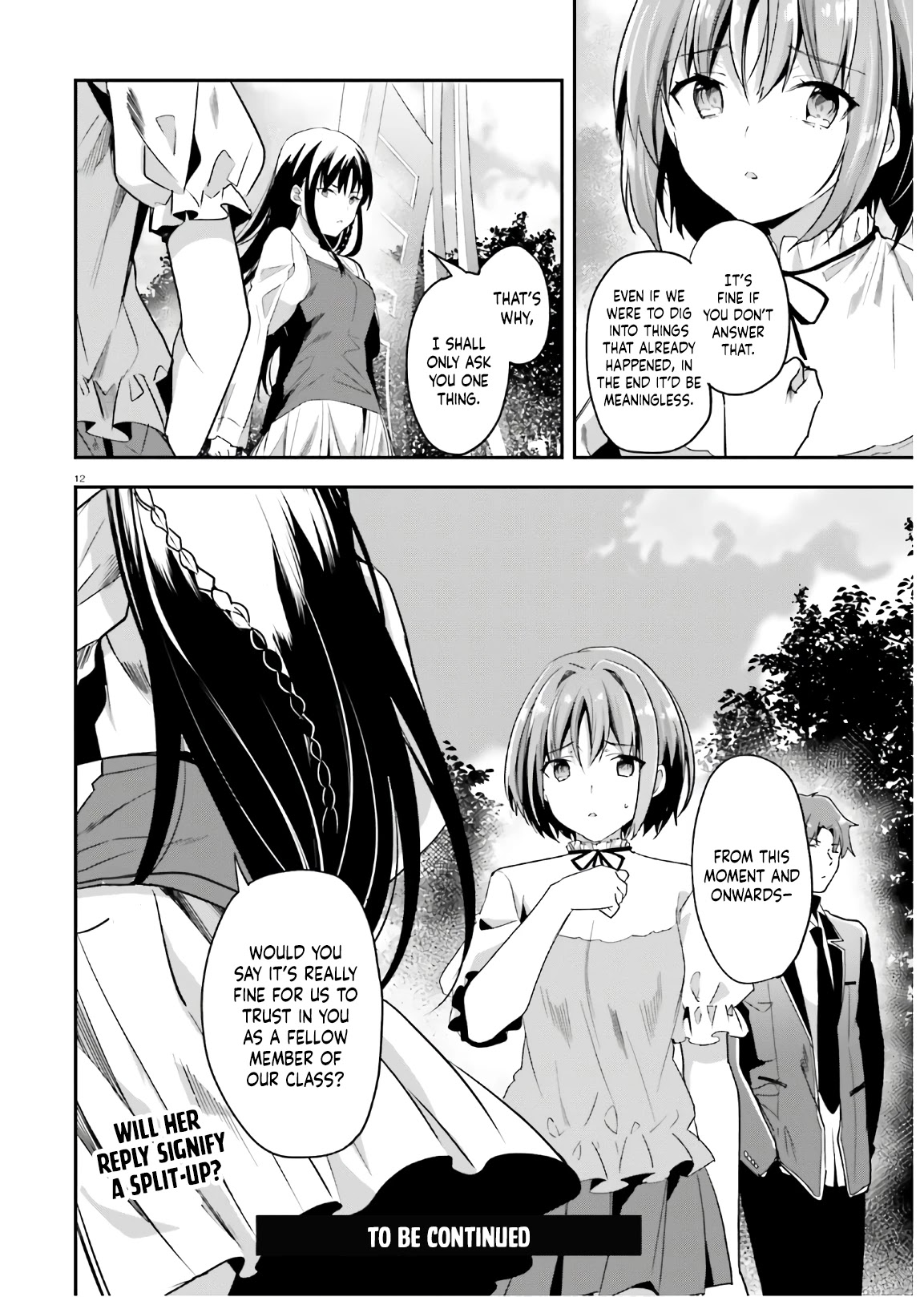 Youkoso Jitsuryoku Shijou Shugi no Kyoushitsu e Chapter 62 page 13 - Chapter 62: Room 62