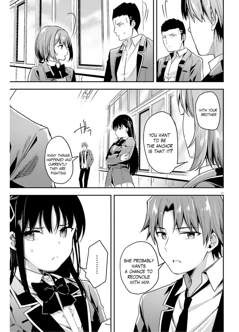 Youkoso Jitsuryoku Shijou Shugi no Kyoushitsu e Chapter 63 page 11 - Chapter 63: Room 63
