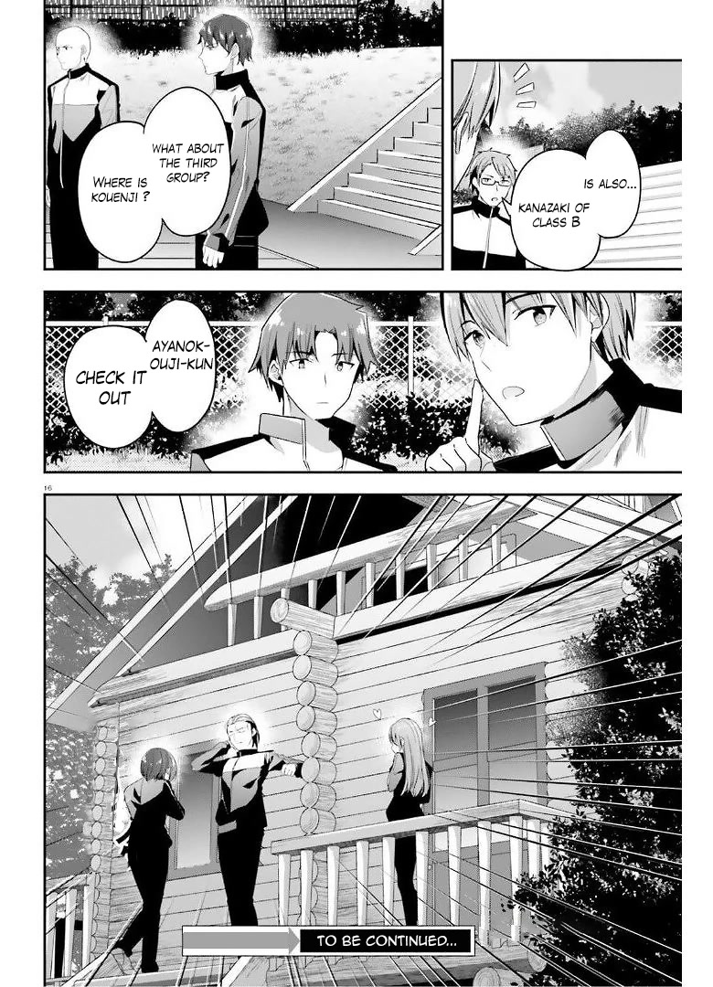 Youkoso Jitsuryoku Shijou Shugi no Kyoushitsu e Chapter 63 page 16 - Chapter 63: Room 63