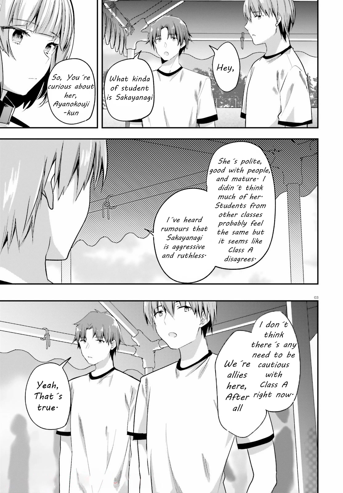 Youkoso Jitsuryoku Shijou Shugi no Kyoushitsu e Chapter 68 page 3 - Chapter 68: Room 68
