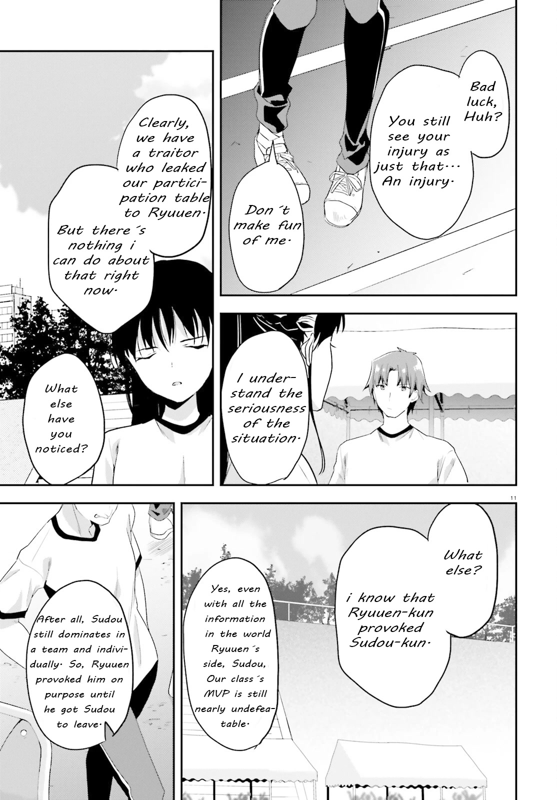 Youkoso Jitsuryoku Shijou Shugi no Kyoushitsu e Chapter 71 page 11 - Chapter 71: Room 71