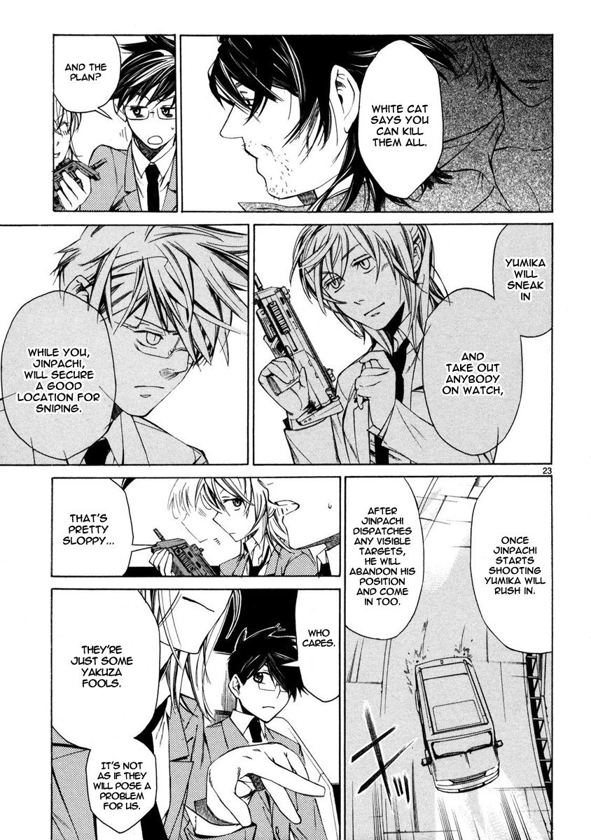 Young Gun Carnaval Chapter 1 page 27 - Chapter 1: A Highschool Assassin, Weak at both Studies and Women