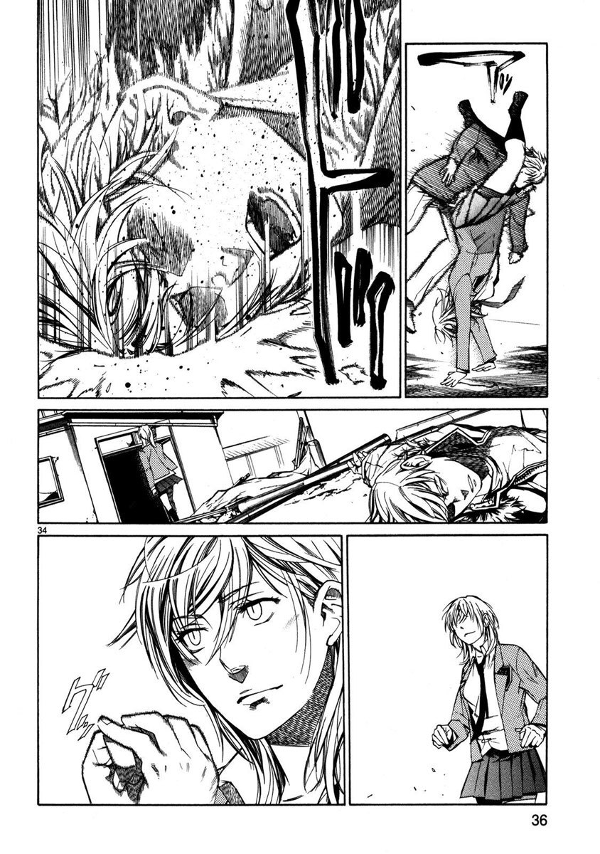 Young Gun Carnaval Chapter 1 page 38 - Chapter 1: A Highschool Assassin, Weak at both Studies and Women