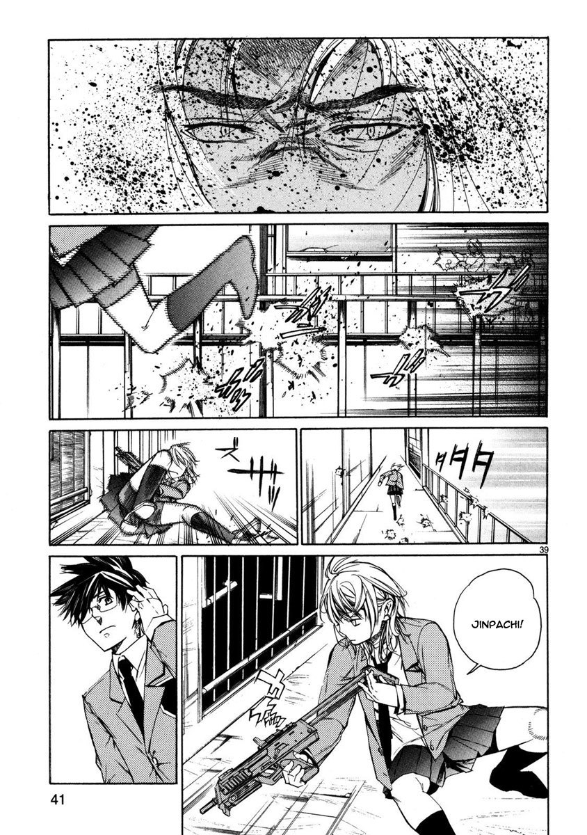 Young Gun Carnaval Chapter 1 page 43 - Chapter 1: A Highschool Assassin, Weak at both Studies and Women