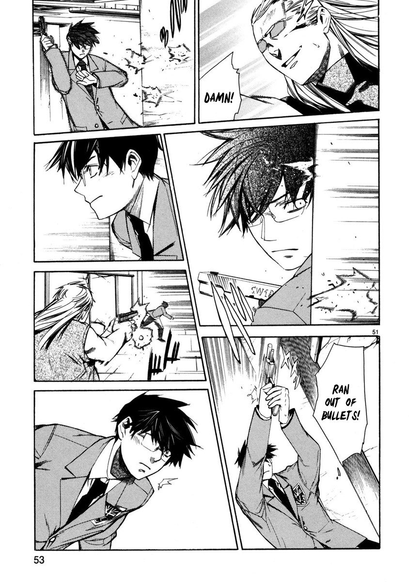 Young Gun Carnaval Chapter 1 page 55 - Chapter 1: A Highschool Assassin, Weak at both Studies and Women