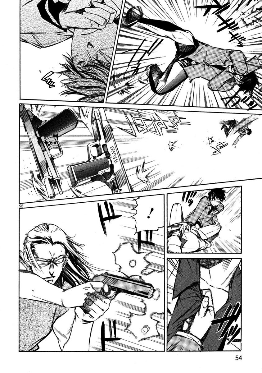 Young Gun Carnaval Chapter 1 page 56 - Chapter 1: A Highschool Assassin, Weak at both Studies and Women