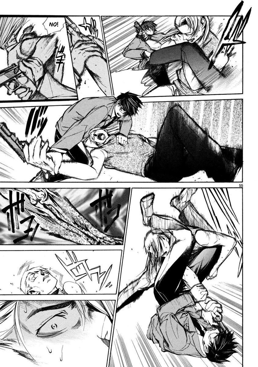 Young Gun Carnaval Chapter 1 page 59 - Chapter 1: A Highschool Assassin, Weak at both Studies and Women