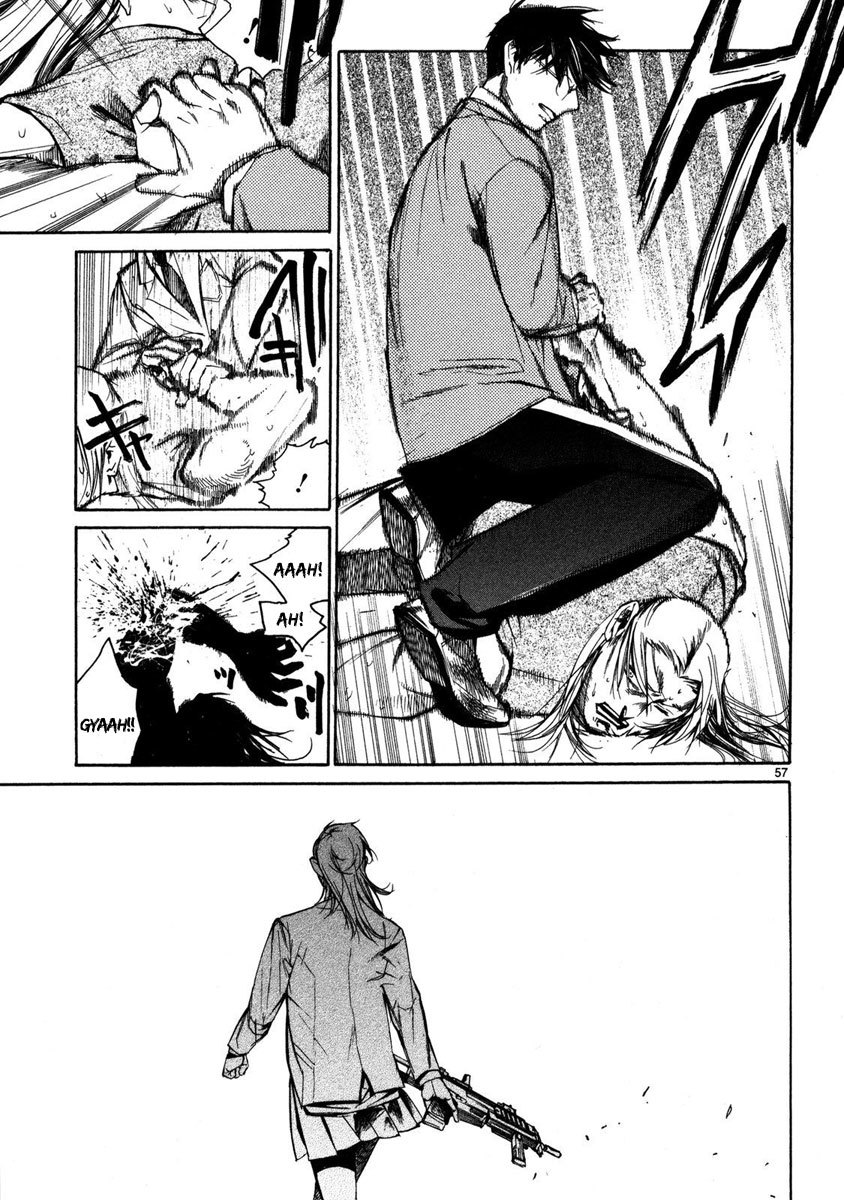Young Gun Carnaval Chapter 1 page 61 - Chapter 1: A Highschool Assassin, Weak at both Studies and Women