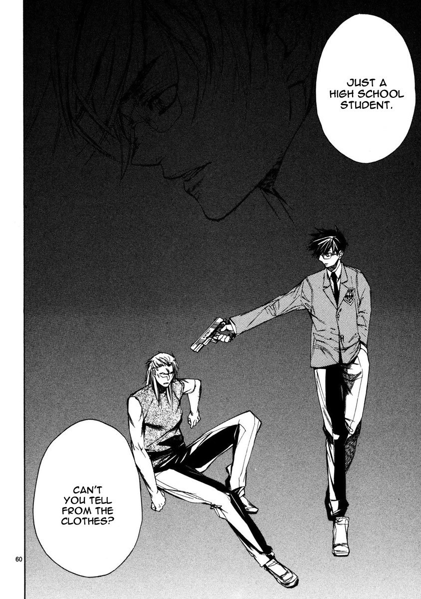 Young Gun Carnaval Chapter 1 page 64 - Chapter 1: A Highschool Assassin, Weak at both Studies and Women