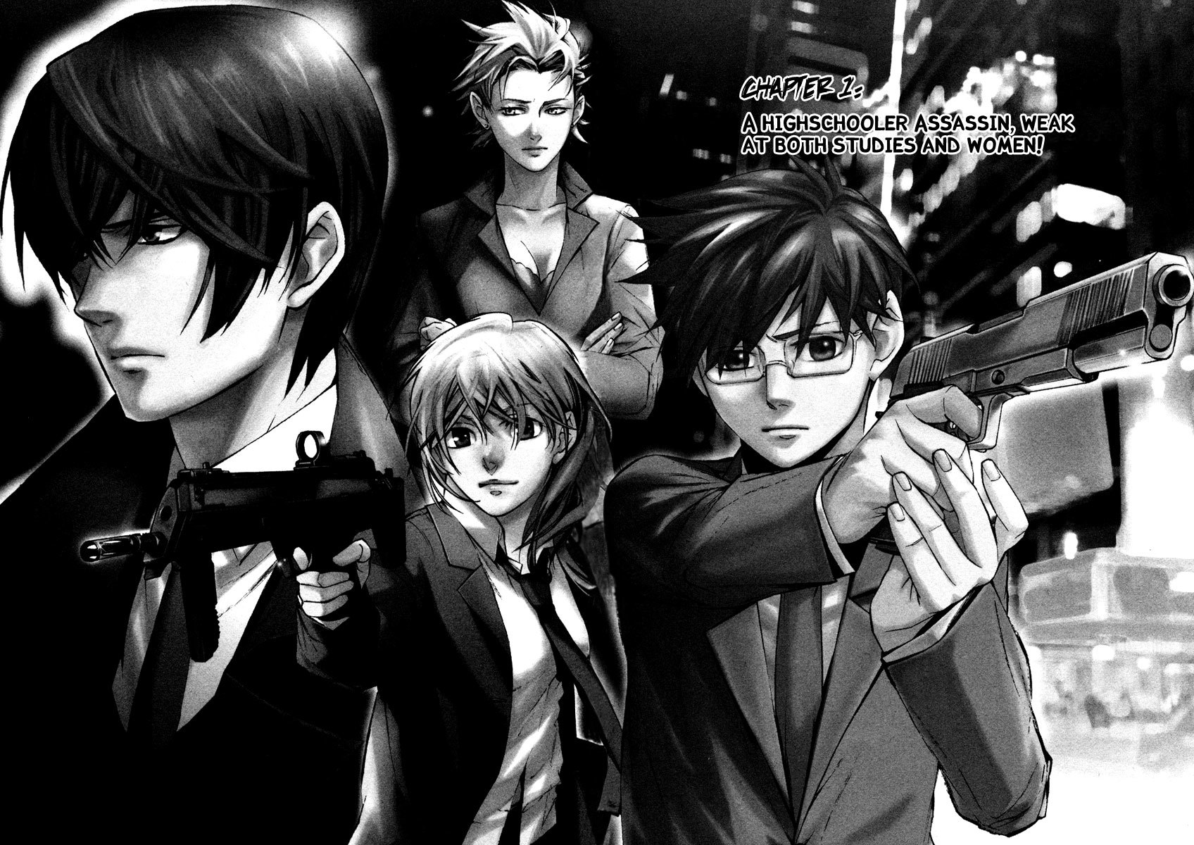 Young Gun Carnaval Chapter 1 page 9 - Chapter 1: A Highschool Assassin, Weak at both Studies and Women